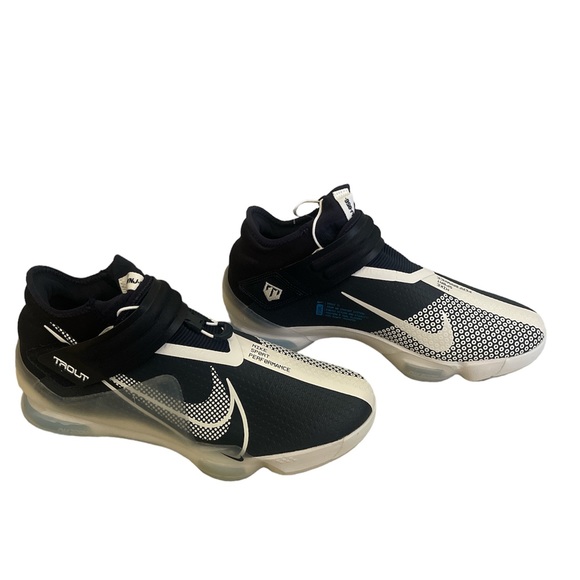 Nike Force Zoom Mike Trout 7 Baseball Cleats Blue White Size 10.5 NWOT - Picture 2 of 5